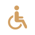 Galla Placidia - Service accès handicapés chambres adaptées